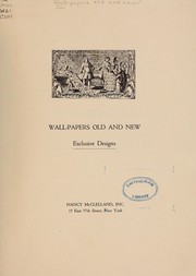 Cover of: Wall-papers old and new by 