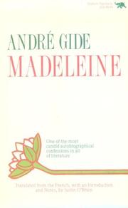 Cover of: Madeleine by André Gide