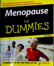 Menopause for dummies by Marcia L. Jones, Marcia L., Ph.D. Jones, Theresa, M.D. Eichenwald, Nancy W. Hall, Marcia Jones, Theresa  M.D. Eichenwald