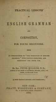 Cover of: Practical lessons in English grammar and composition