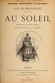 Cover of: Au soleil by Guy de Maupassant