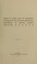 Cover of: Speech by Elihu Root, as temporary chairman of the National Republican convention at Chicago, Illinois, June 21, 1904