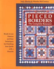 Cover of: Pieced borders by Judy Martin