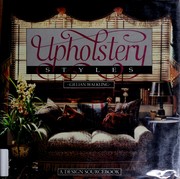 Cover of: Upholstery styles by Gillian Walkling, Gillian Walkling