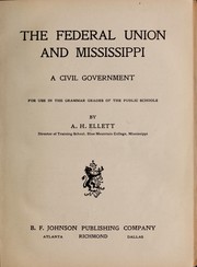Cover of: The federal Union and Mississippi