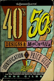 Cover of: The confident collector: 40s and50s designs and memorabilia