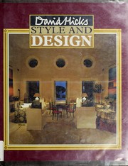 Cover of: Style and design