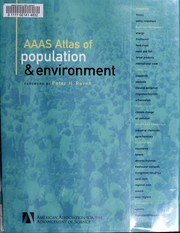 Cover of: AAAS atlas of population & environment by Paul Harrison, Fred Pearce ; foreword by Peter H. Raven.