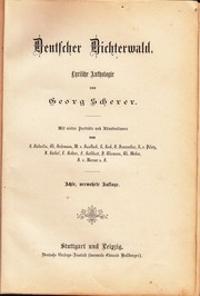 Cover of: Deutscher Dichterwald: Lyrische Anthologie