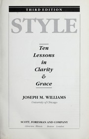 Cover of: Style by Joseph M. Williams