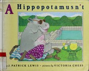 Cover of: A hippopotamusn't