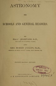 Cover of: Astronomy for schools and general readers.