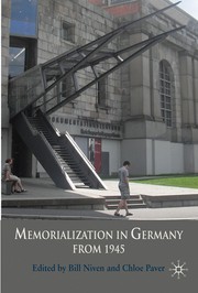 Cover of: Memorialization in Germany since 1945