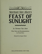 Cover of: Feast of Sunlight by Norman Van Aken