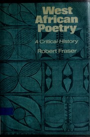 Cover of: West African poetry by Fraser, Robert