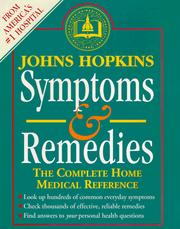 Cover of: Johns Hopkins Symptoms and Remedies: The Complete Home Medical Reference