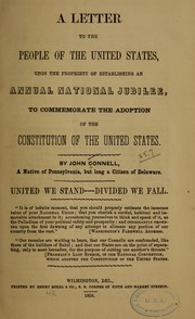 Cover of: A letter to the people of the United States by John Connell, John Connell