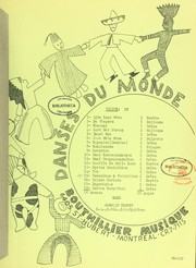 Cover of: Danses du monde