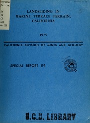 Cover of: Landsliding in marine terrace terrain, California