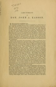 Cover of: Counting the electoral votes by Kasson, John A.