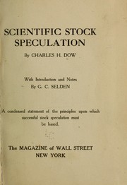 Cover of: Scientific stock speculation