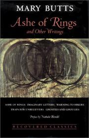 Cover of: Ashe of rings, and other writings
