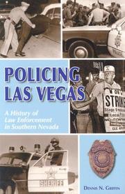 Cover of: Policing Las Vegas: A History of Law Enforcement in Southern Nevada