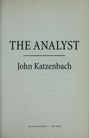 Cover of: The analyst