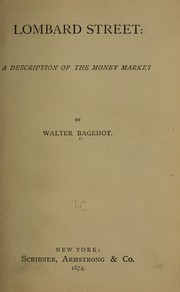 Cover of: Lombard Street by Walter Bagehot