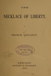 Cover of: The necklace of liberty