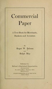 Cover of: Commercial paper