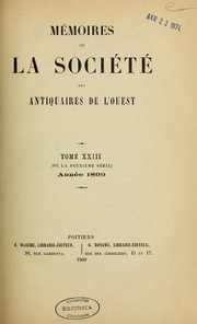 Cover of: L'Imprimerie & la librairie à Poitiers pendant le XVIe siècle