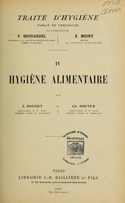 Cover of: Traité d'hygiène