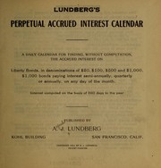 Cover of: Lundberg's perpetual accrued interest calendar