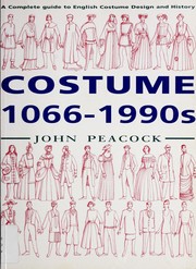 Cover of: Costume, 1066-1990s by Peacock, John
