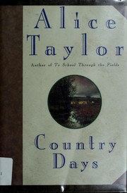 Cover of: Country days