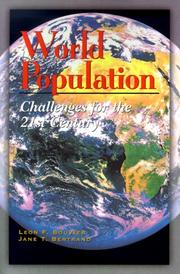 Cover of: World Population: Challenges for the 21st Century