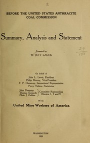 Cover of: Summary