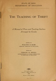 Cover of: The teaching of thrift | Ohio. Dept. of Education.