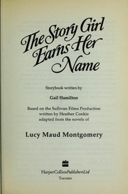 Cover of: The story girl earns her name