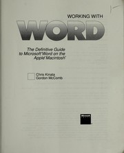 Working with Word by Chris Kinata