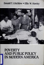 Cover of: Poverty and public policy in modern America