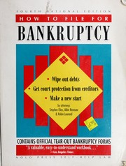 Cover of: How to file for bankruptcy by Stephen Elias