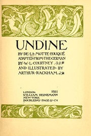 Cover of: Undine by Friedrich de la Motte-Fouqué