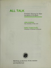 Cover of: All talk by Jann Huizenga