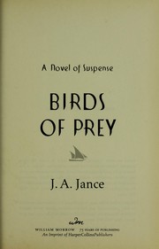 Cover of: Birds of prey by J. A. Jance, J. A. Jance