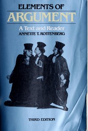 Cover of: Elements of argument by Annette T. Rottenberg