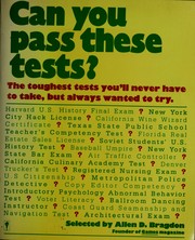 Cover of: Can you pass these tests?