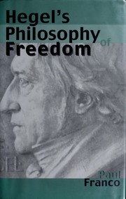 Cover of: Hegel's philosophy of freedom by Paul Franco