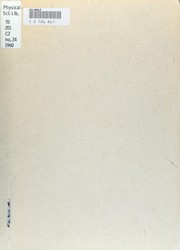 Cover of: Coastal Los Angeles County land and water use survey, 1960.